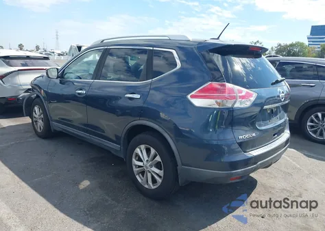 2016 Nissan Rogue Sv z USA, uszkodzony, nr VIN KNMAT2MT8GP715976